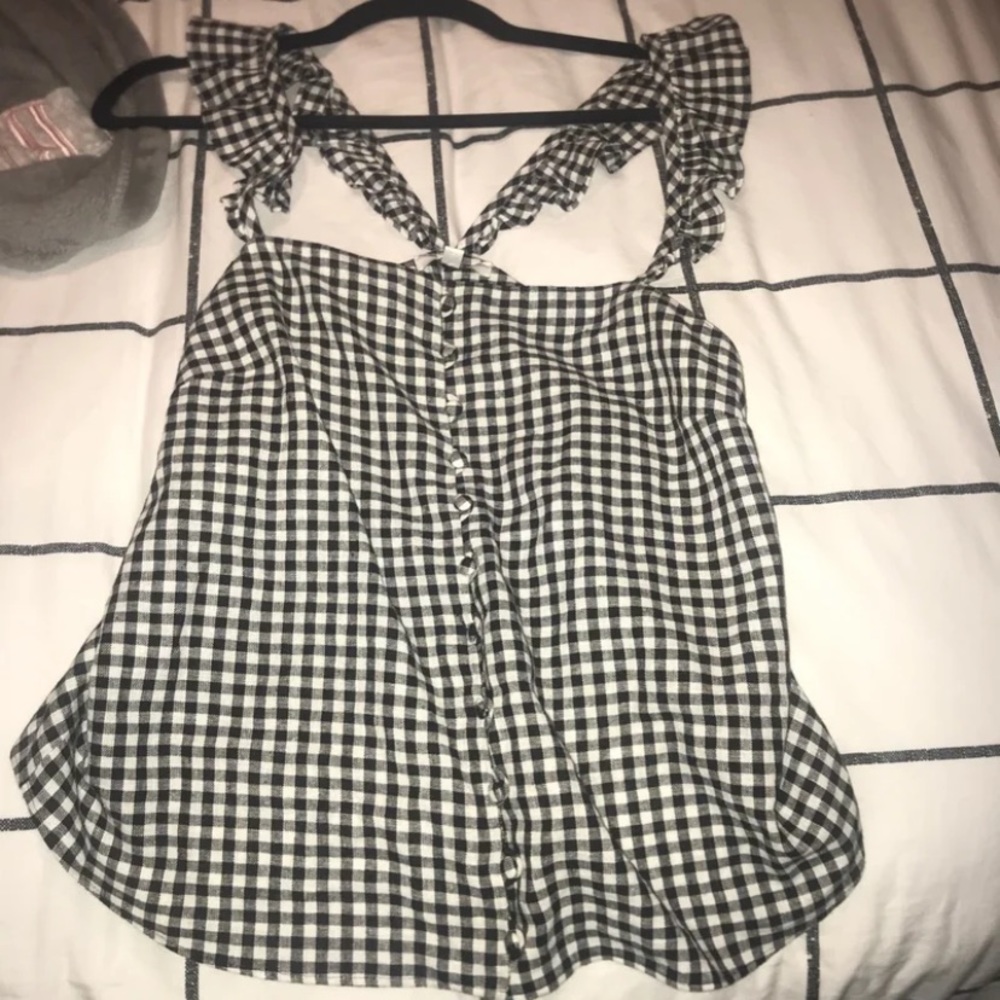 Madewell gingham top